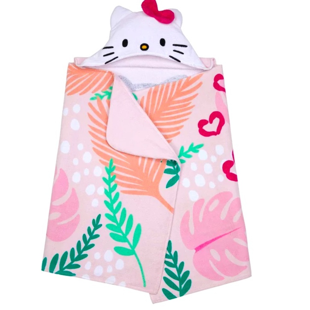 Hello Kitty Hooded Towel Wrap